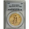 Image 3 : 1907 $20 High Relief, Wire Rim MS64 PCGS