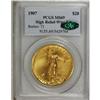 Image 3 : 1907 $20 High Relief, Wire Rim MS69 PCGS