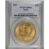 Image 1 : 1907 $20 Arabic Numerals MS64 PCGS