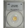 Image 1 : 1869 $1 Liberty Octagonal 1 Dollar, BG-1106,