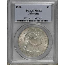 1900 $1 Lafayette Dollar MS62 PCGS