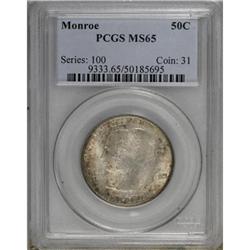 1923-S 50C Monroe MS65 PCGS