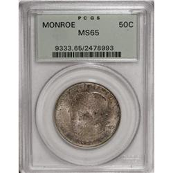 1923-S 50C Monroe MS65 PCGS