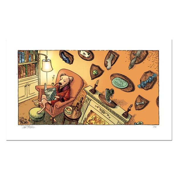 Bizarro! "Dog Den" Numbered Limited Edition Hand Signed by creator Dan Piraro; Letter of Authenticit