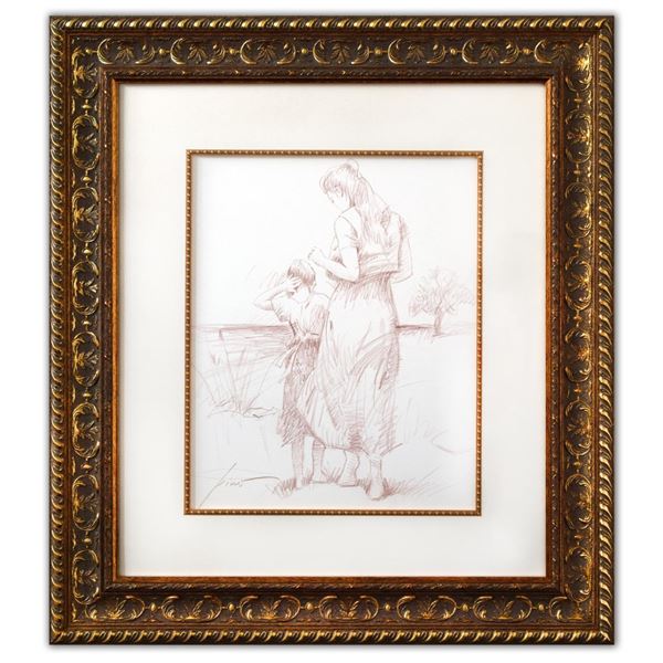 Pino (1939-2010)- Original Drawing on Paper "Untitled"