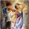 Image 2 : Lena Sotskova, "Summer Breeze" Hand Signed, Artist Embellished Limited Edition Giclee on Canvas with