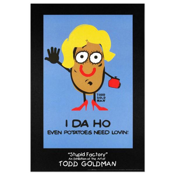 "I-DA-HO" Collectible Lithograph (24" x 36") by Renowned Pop Artist Todd Goldman.