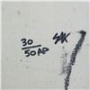 Image 2 : Steve Kaufman (1960-2010) "50 Dollar Bill" Hand Signed and Numbered Limited Edition Hand Pulled silk