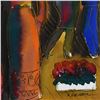 Image 2 : Moshe Leider, Framed Original Mixed Media Watercolor Painting, Hand Signed with Letter of Authentici