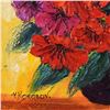 Image 2 : Yana Korobov, "Sincere Relations" Original Acrylic Painting on Canvas, Hand Signed with Letter Authe