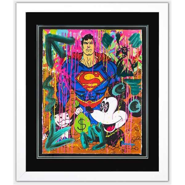 Nastya Rovenskaya- Original Mixed Media on Paper "Return to Glory"