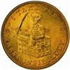Undated (1837) Hard Times Token. I Take The Responsibility HT-71, L-52. Rarity-2. Brass. MS-65 (NGC)