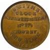 Image 2 : 1837 Hard Times Token. Smith's Clock Establishment. HT-314, L-135. Rarity-1. MS-64 BN (NGC).