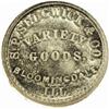 1864 Civil War Store Card. Bloomingdale, IL. Fuld-65A-2J. S.P. Sedgwick & Co., Goods. MS-65 (NGC).
