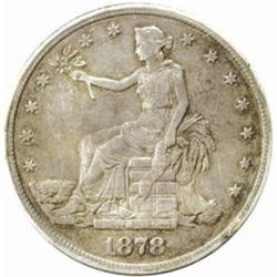 An Opium Dollar Constructed out of a Proof 1878 Trade Dollar. Proof-30.