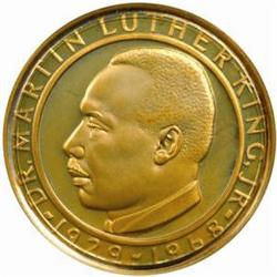 Lot of (3) Martin Luther King, Jr. Medals from the Franklin Mint.