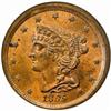 1855 Half Cent. B-1, C-1, the only known dies. Rarity-1. MS-64 RB (PCGS).