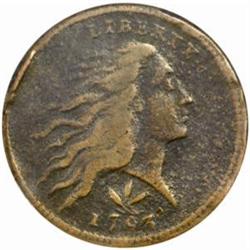 1793 Wreath Cent. S-9. Rarity-2. Vine and Bars Edge. Fine Details--Corroded (NCS).