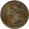 1839 Large Cent. N-13. Rarity-2. Booby Head. MS-66 BN (NGC).