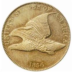 1856 Flying Eagle Cent. Snow-3. MS-62 (PCGS).
