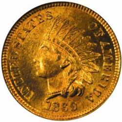 1869/69 Indian Cent. Snow-3, FS-008.3. MS-66 RB (NGC).