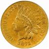 1871 Indian Cent. MS-63 BN (PCGS).