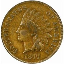 1877 Indian Cent. EF-45 (PCGS).