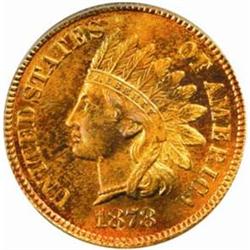1878 Indian Cent. MS-64 RB (PCGS).