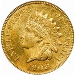 1908-S Indian Cent. MS-65 RD (PCGS).