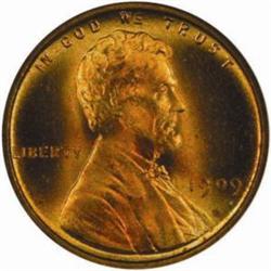 1909 V.D.B. Lincoln Cent. MS-67 RD (NGC).
