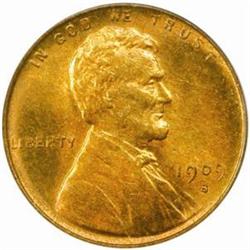 1909-S V.D.B. Lincoln Cent. MS-65 RD (PCGS).