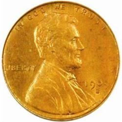 1909-S V.D.B. Lincoln Cent. MS-64 RB (PCGS).