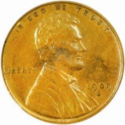 1909-S V.D.B. Lincoln Cent. AU-53 (PCGS).