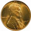 1917 Lincoln Cent. MS-66 RD (PCGS).