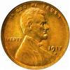 1917-D Lincoln Cent. MS-65 RD (NGC).