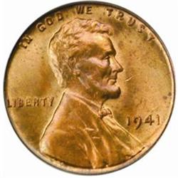 1941 Lincoln Cent. FS-101/018. Doubled Die Obverse. MS-65 RB (PCGS).
