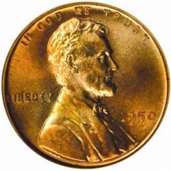 1950 Lincoln Cent. Proof-68 RD (NGC).