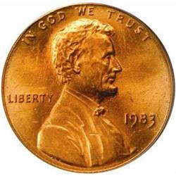 1983 Lincoln Cent. FS-036. Doubled Die Reverse. MS-66 RD (PCGS).