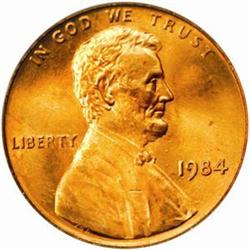 1984 Lincoln Cent. FS-037. Doubled Die Obverse. MS-67 RD (PCGS).