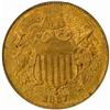 Image 1 : 1867 Two-Cent Piece. FS-003. Doubled Die Obverse. MS-63 BN (PCGS).