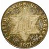 Image 1 : 1871 Silver Three-Cent Piece. Proof-64 (PCGS).