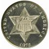 Image 1 : 1873 Silver Three-Cent Piece. Closed 3. Proof-66 Cameo (NGC).