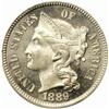 Image 1 : 1889 Nickel Three-Cent Piece. Proof-67 Cameo (PCGS).
