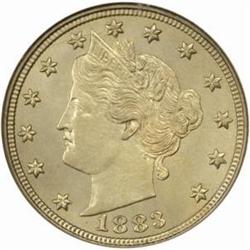 1883 Liberty Nickel. CENTS. MS-65 (NGC).
