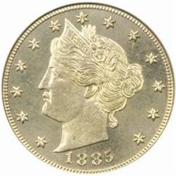 1885 Liberty Nickel. Proof-66 (PCGS).