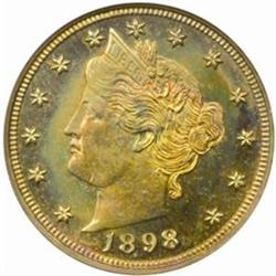 1898 Liberty Nickel. Proof-65 (NGC).