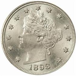 1898 Liberty Nickel. MS-65 (PCGS).