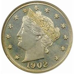 1902 Liberty Nickel. Proof-65 (NGC).