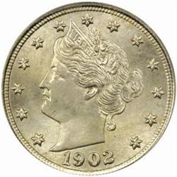 1902 Liberty Nickel. MS-65 (PCGS).