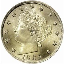 1905 Liberty Nickel. MS-65 (PCGS).